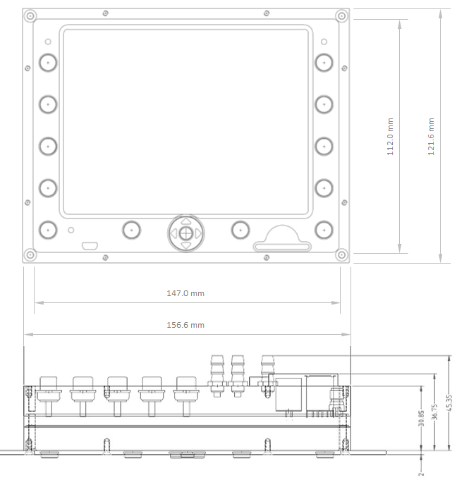 GCA soaring computer dimensions